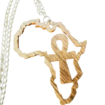 Wooden Ankh Necklace – Plain Wood