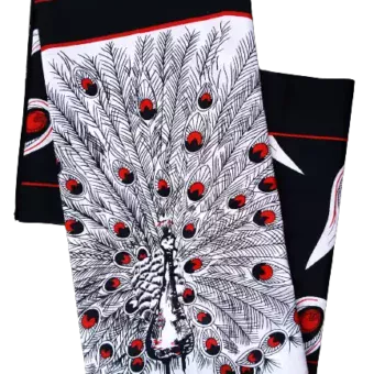 Peacock Ancestral Cloth (Black)