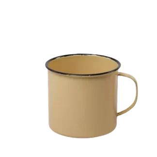 Yellow Enamel Mug For sale online by Aksêptuhns in South Africa