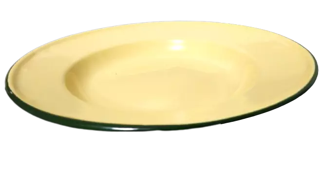 Yellow Enamel Plate For sale online by Aksêptuhns in South Africa