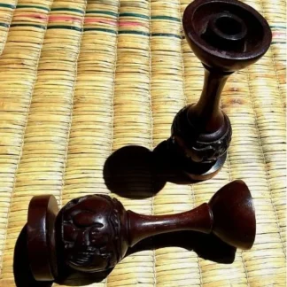 Wooden Candle Holder For sale online by Aksêptuhns